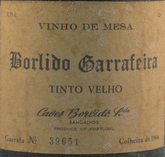 1966 Borlido Garrafeira tinto