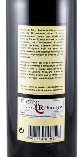 2003 Quinta do Côro Syrah + Touriga Nacional red
