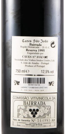 1995 Caves São João Reserva red