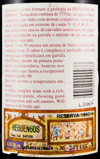 1990 Esporão Reserva tinto