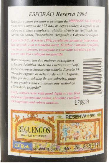 1994 Esporão Reserva red