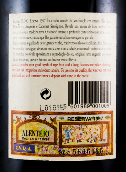 1997 Esporão Reserva red