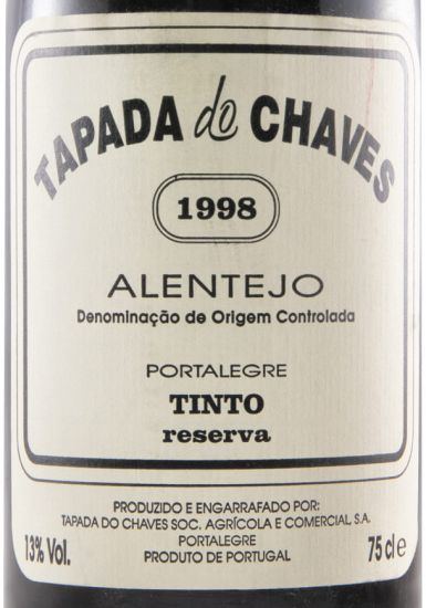1998 Tapada do Chaves Reserva red