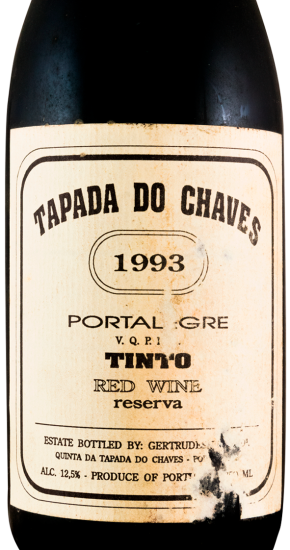 1993 Tapada do Chaves Reserva red