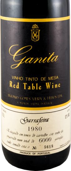 1980 Ganita Garrafeira tinto
