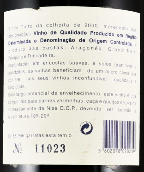 2000 Portalegre tinto