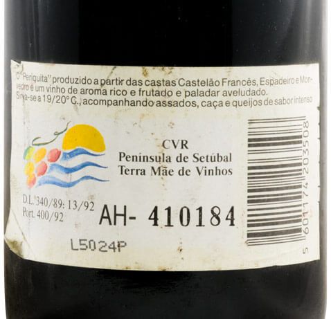 1992 José Maria da Fonseca Periquita red 37.5cl