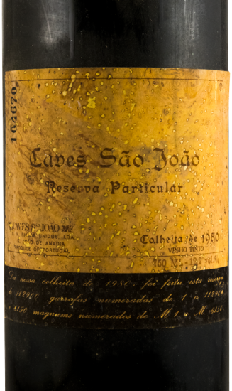 1980 Caves São João Reserva Particular tinto
