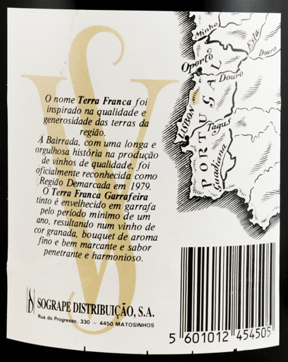 1984 Terra Franca Garrafeira red