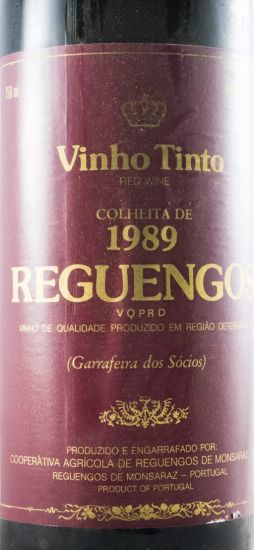 1989 Reguengos Garrafeira dos Sócios red