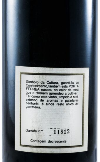 1985 Porta Ferrea Garrafeira red