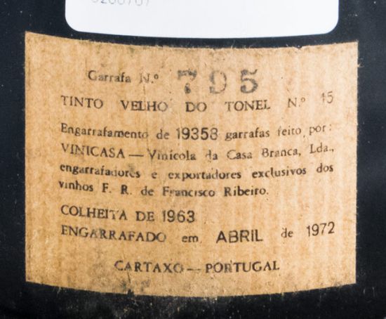 1963 Francisco Ribeiro Tonel 15 red Velho red
