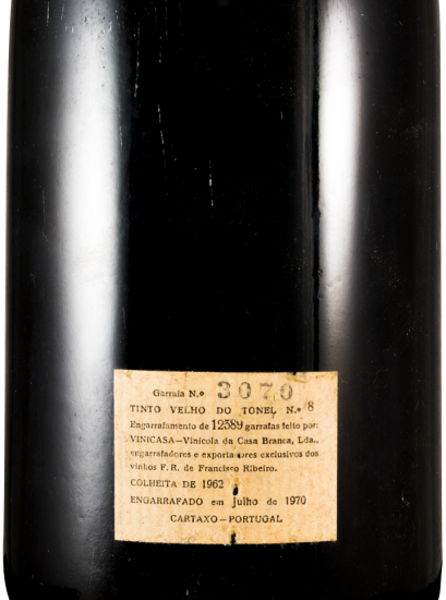 1962 Francisco Ribeiro Tonel 15 Tinto Velho tinto