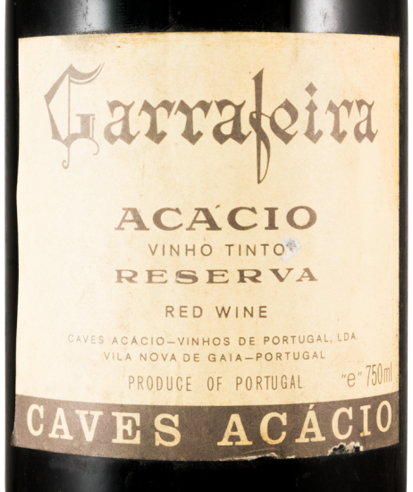 1965 Caves Acácio Garrafeira red