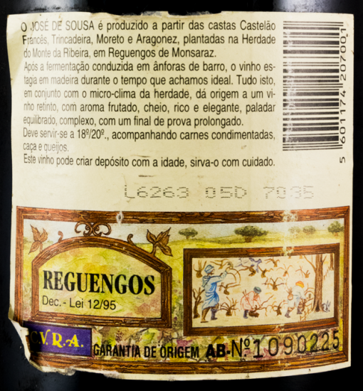 1994 José Maria da Fonseca José de Sousa Tinto Velho tinto