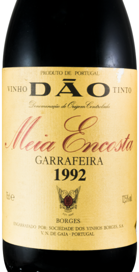 1992 Meia Encosta Garrafeira tinto