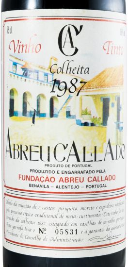 1987 Abreu Callado red