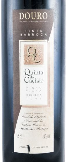 1999 Messias Quinta do Cachão Tinta Barroca red