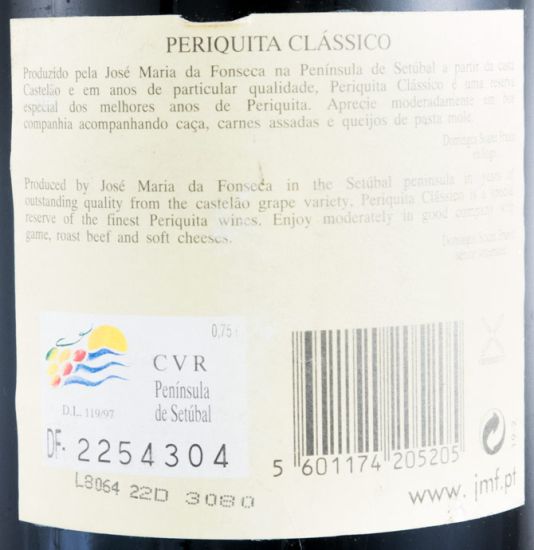 1995 José Maria da Fonseca Periquita Reserva Especial tinto
