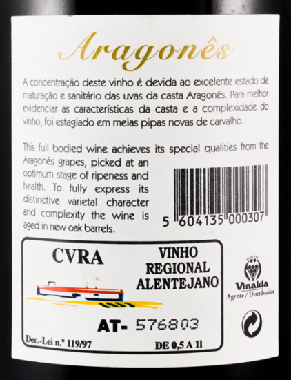 1999 João Portugal Ramos Vila Santa Aragonês tinto