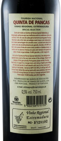 1998 Quinta de Pancas Touriga Nacional Special Select tinto