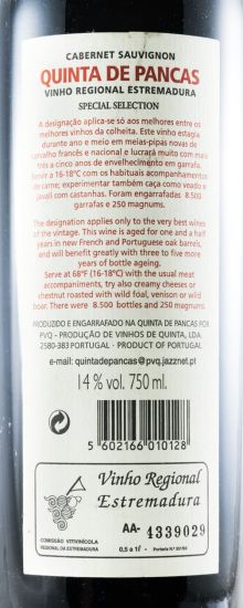 1999 Quinta de Pancas Cabernet Sauvignon Special Selection tinto