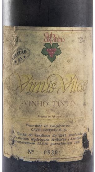 1985 Vinus Vitae Azeitão red