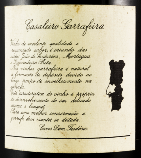 1978 Casaleiro Garrafeira tinto