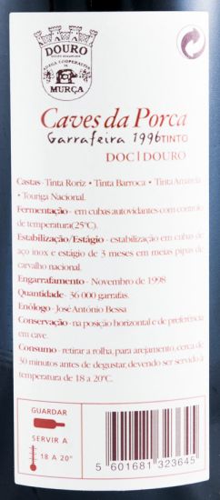 1996 Caves da Porca Garrafeira red