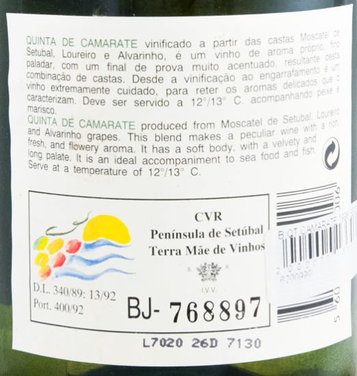 1996 José Maria da Fonseca Quinta de Camarate Seco branco
