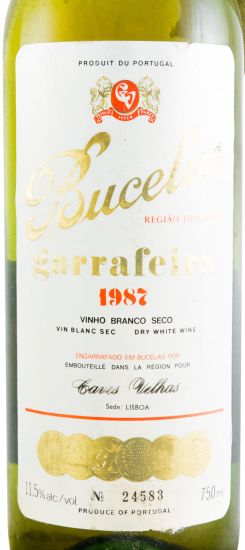 1987 Caves Velhas Bucelas Garrafeira branco