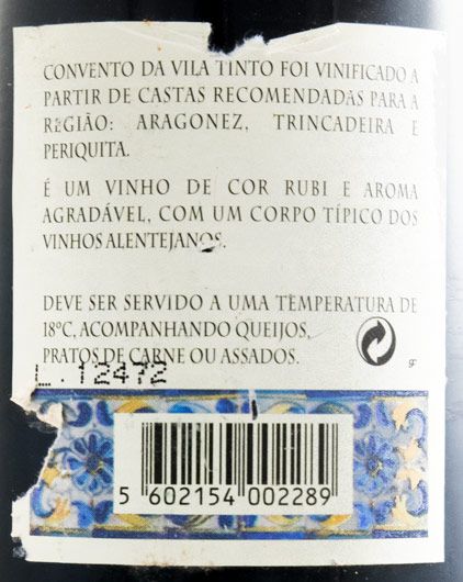 2001 Convento da Vila tinto