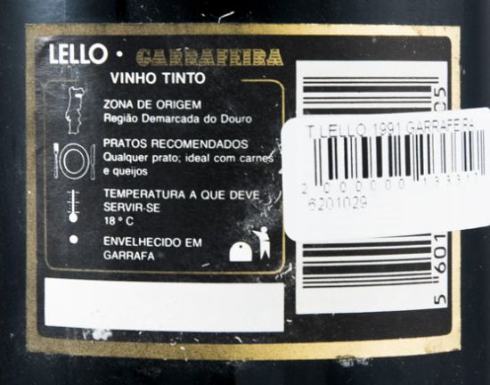 1991 Lello Garrafeira red