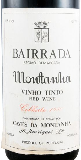 1980 Caves da Montanha Colheita Bairrada tinto