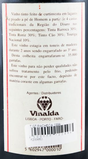 1996 Pacheca tinto