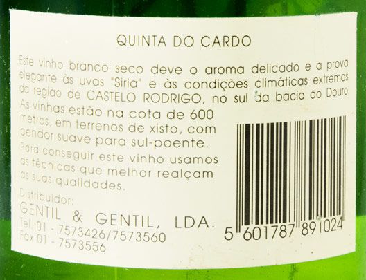 1992 Quinta do Cardo branco