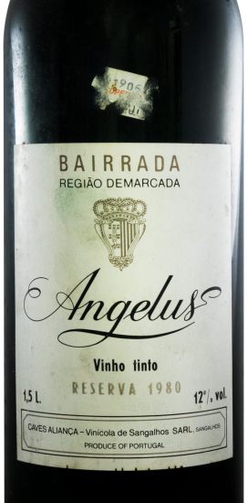 1980 Angelus Reserva Bairrada tinto