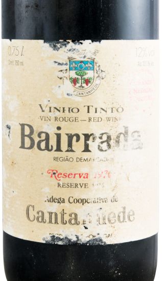 1976 Cantanhede Reserva Bairrada red