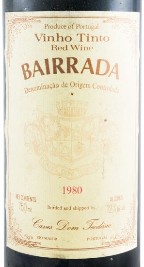 1980 Caves Dom Teodósio Bairrada tinto