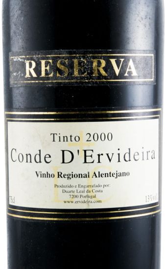 2000 Conde D'Ervideira Garrafeira red