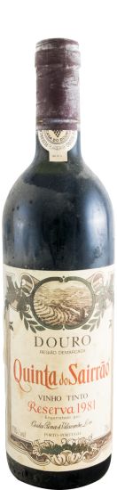 1981 Quinta do Sairrão Reserva red