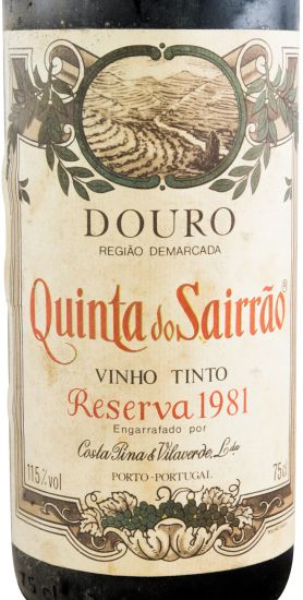 1981 Quinta do Sairrão Reserva red