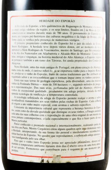 1987 Herdade do Esporão Reguengos tinto