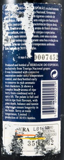 1997 Herdade do Herdade Touriga Nacional red 50cl