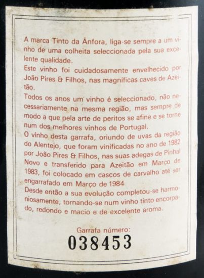 1982 Tinto da Ânfora red