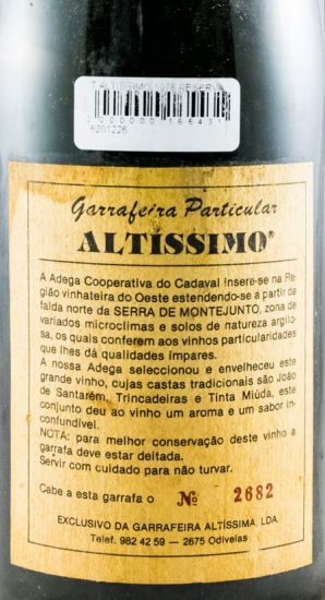 1978 Adega Cooperativa do Cadaval Altíssimo Reserva tinto