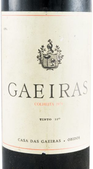 1979 Casa das Gaeiras red (damaged label)