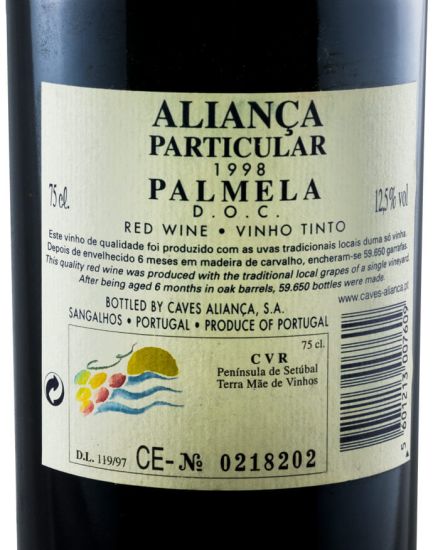 1998 Aliança Particular tinto