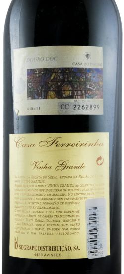 1997 Casa Ferreirinha Vinha Grande red