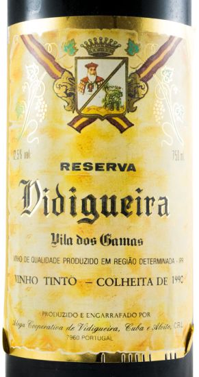 1990 Vidigueira Vila dos Gamas Reserva tinto